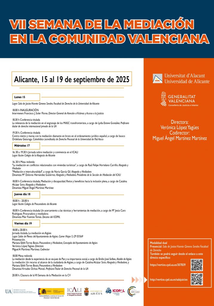 Cartel Semana de la Mediación